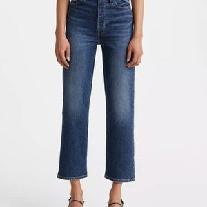 Levi's Ribcage Straight-Leg Ankle Jeans
